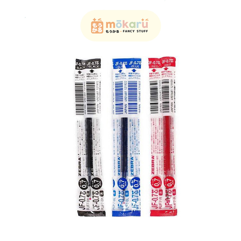 

Zebra Sarasa REFILL Pulpen JF-0.7 Black & Blue Murah Berkualitas