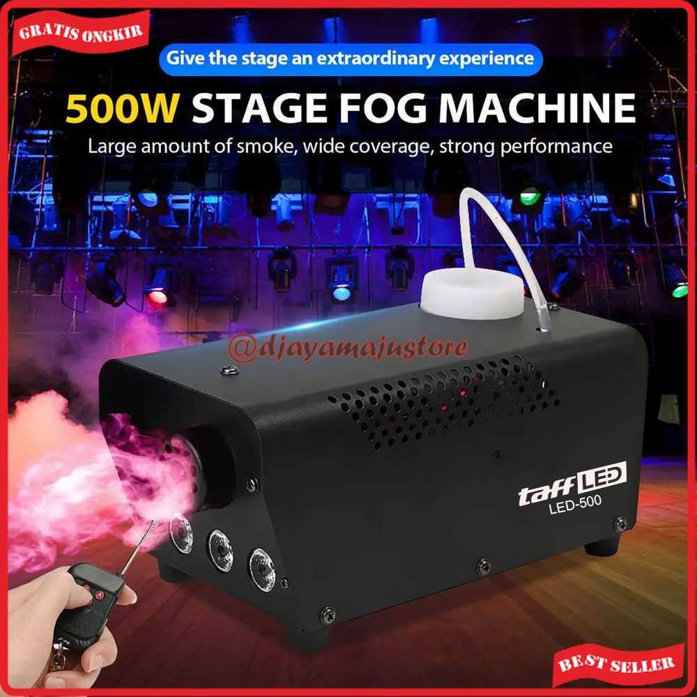 TaffLED Sistem Fogger Panggung Stage Machine Ejector with RGB LED - KY-LED500