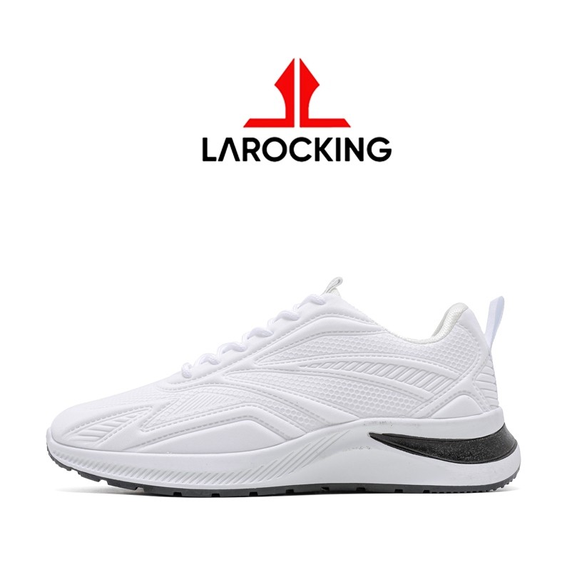 Larocking - Vega Putih Polos | Sepatu Sneakers Running Gym Shoes