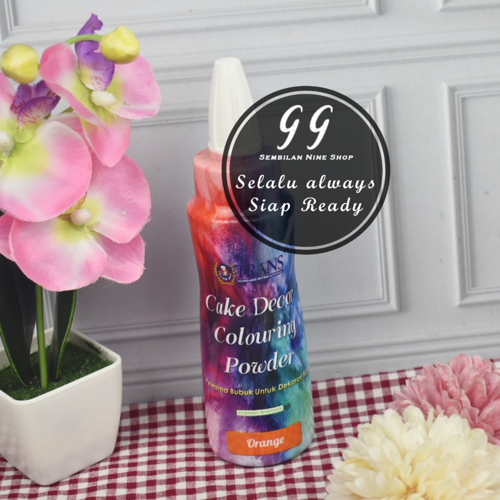 

TRANS Colouring POWDER ORANGE Cake Decor Pewarna Bubuk Dekorasi Kue JINGGA FOOD GRADE MAKANAN