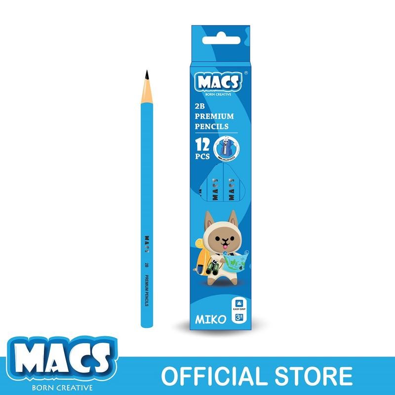 

Pensil premium MACS Pensil 2B Triangle Premium Miko