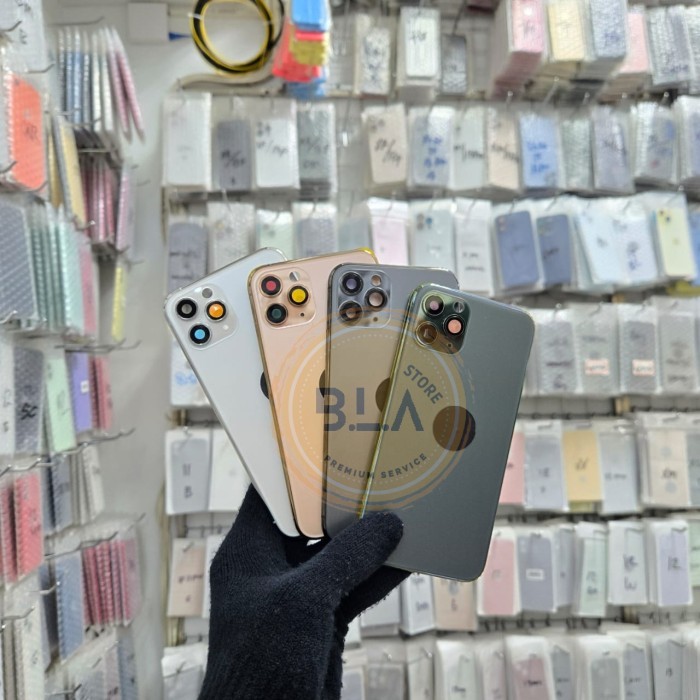 Backdoor Fullset / Housing Pengganti IP 11 Pro / 11 Pro Max