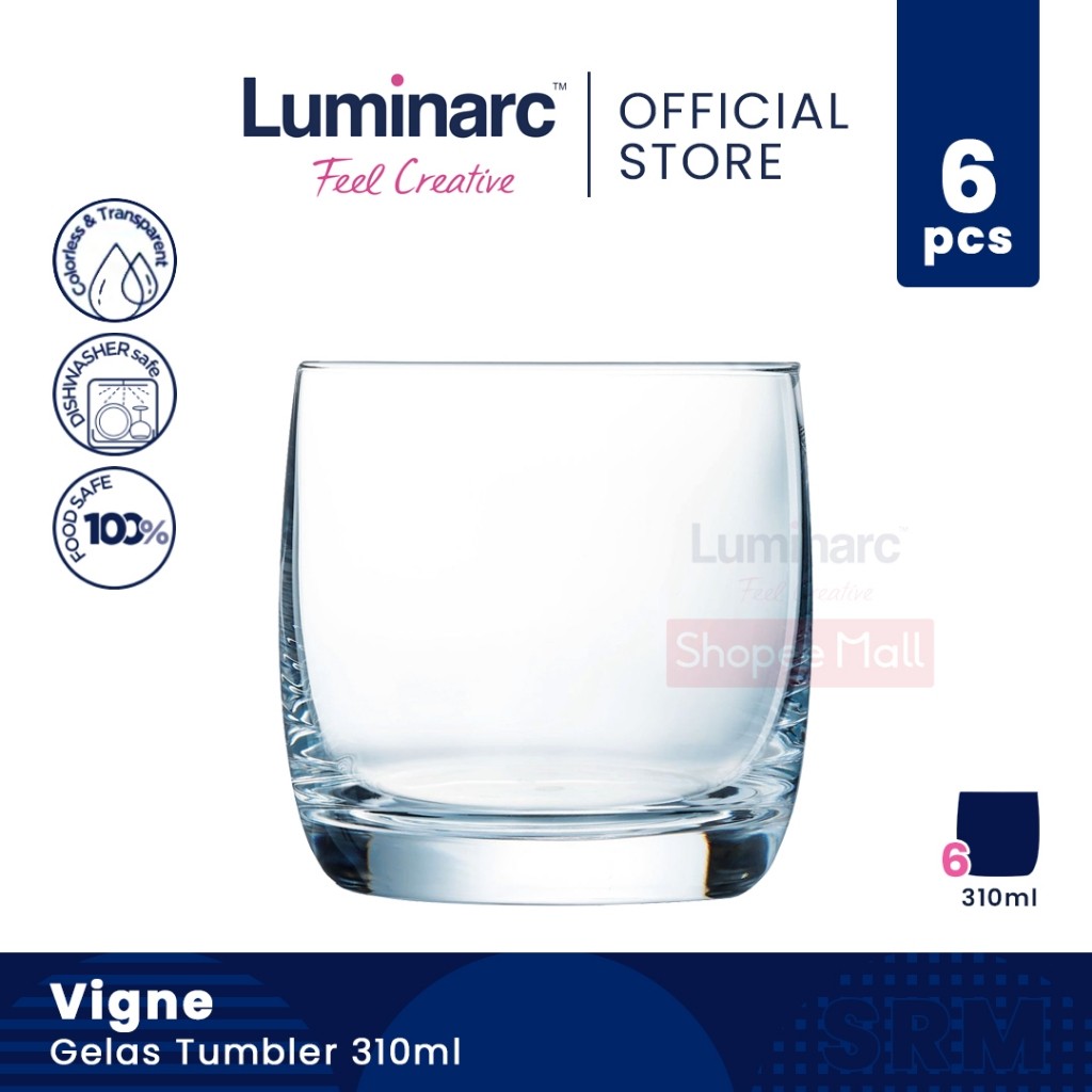 LUMINARC Gelas Tumbler Vigne 310ml - 6pcs
