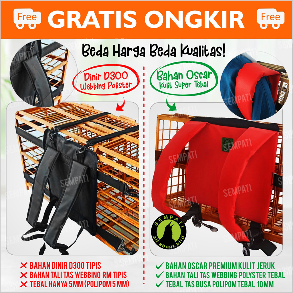 Adw SEMPATI Tas Sangkrip Tas Burung Dara Tas Merpati Tas Ransel GENDONG Kandang Merpati Balap
