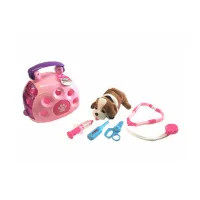 Pretty MISSY-DOG HOUSE W / DOCTOR CAGE DOG Toy