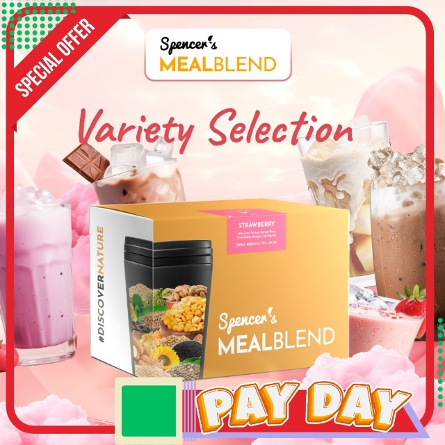 

SPENCER's Meal Blend TRIAL3 SACHET - Protein Shake Diet Untuk Turunkan Berat Badan