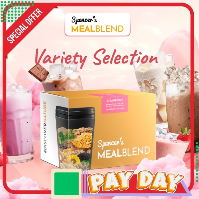 

SPENCER's MealBlend TRIAL3 SACHET Pengganti Makanan Sehat Solusi Langsing Tanpa Kelaparan