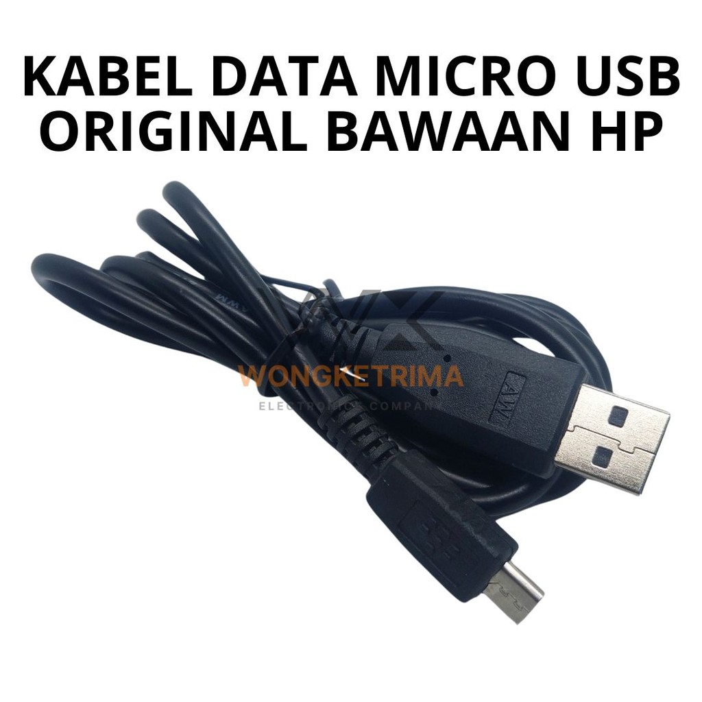 KABEL DATA MICRO USB ORIGINAL BAWAAN HP