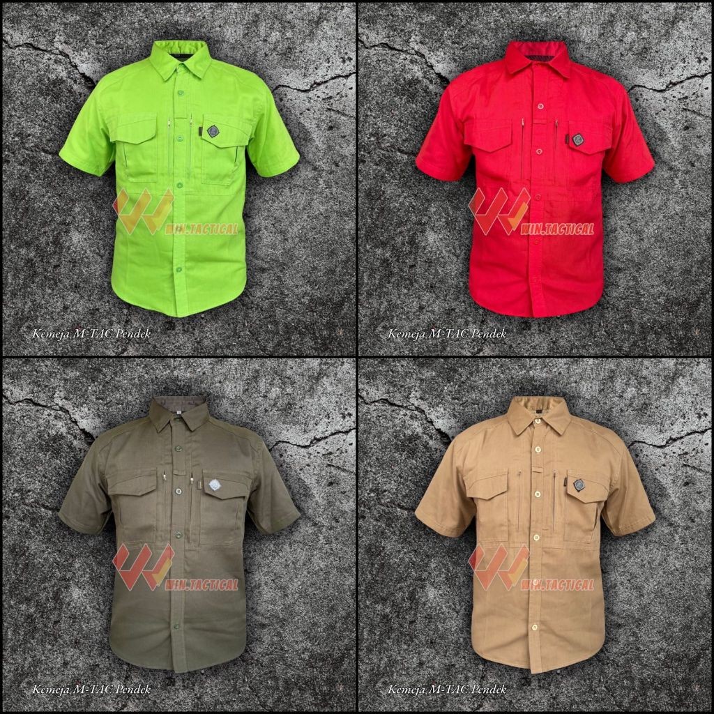 KEMEJA M TAC / KEMEJA TACTICAL LENGAN PENDEK PRIA M-TAC / KEMEJA TACTICAL OUTDOOR / KEMEJA LAPANGAN