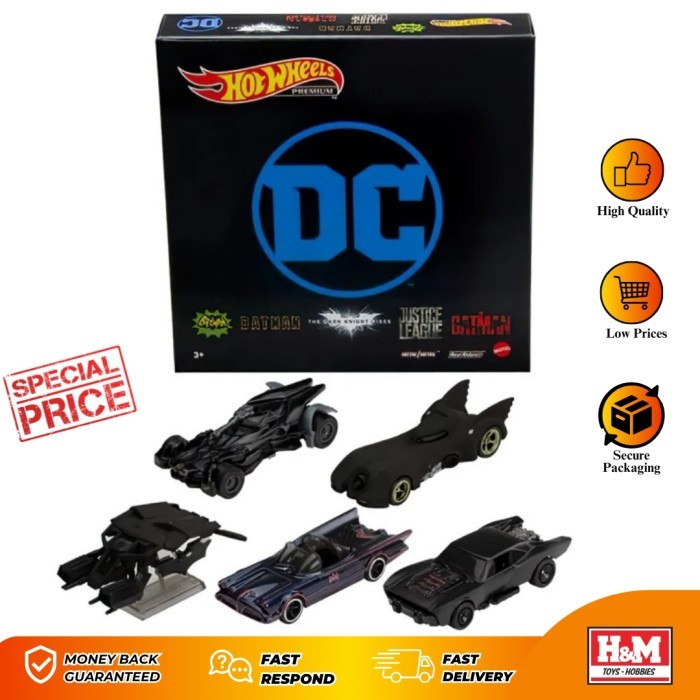 Hot Wheels Premium Bundle Batman - GRM17