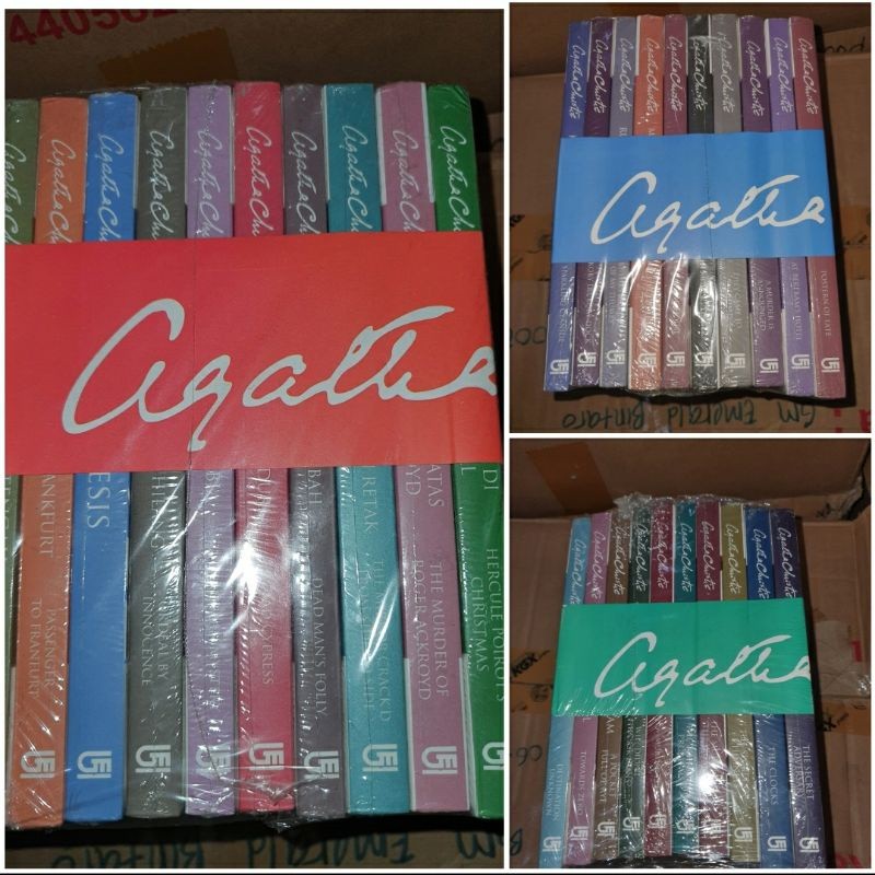 bundle 6 7 8 agatha christie segel (harga per bundel)