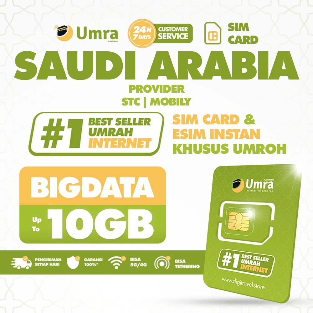 SIM Card Saudi Arabia Umroh | Simcard Arab Saudi Sim Card Arab Saudi Kuota Langsung Aktif | Simcard 