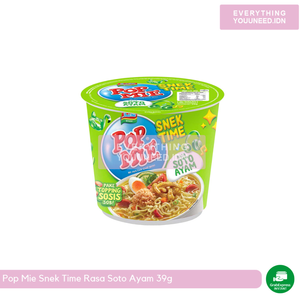 

Pop Mie Snek Time Rasa Soto Ayam 39g