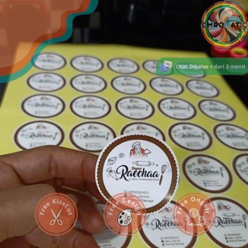 

chromatic Print & Cut Sticker Chromo A3+ Cetak Kiss Cut Stiker Label Kromo Cromo Bandung