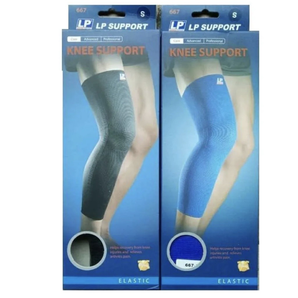 Knee LP Support Panjang Original Deker Lutut Engkel 667 Long