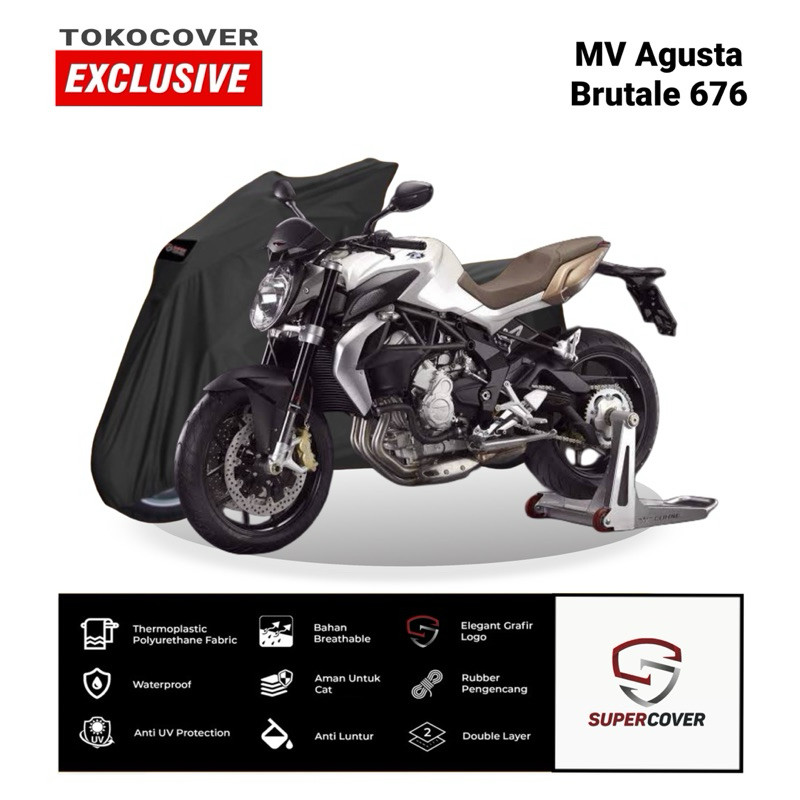 Cover Motor Sarung Motor MV AGUSTA Brutale 676 Supercover