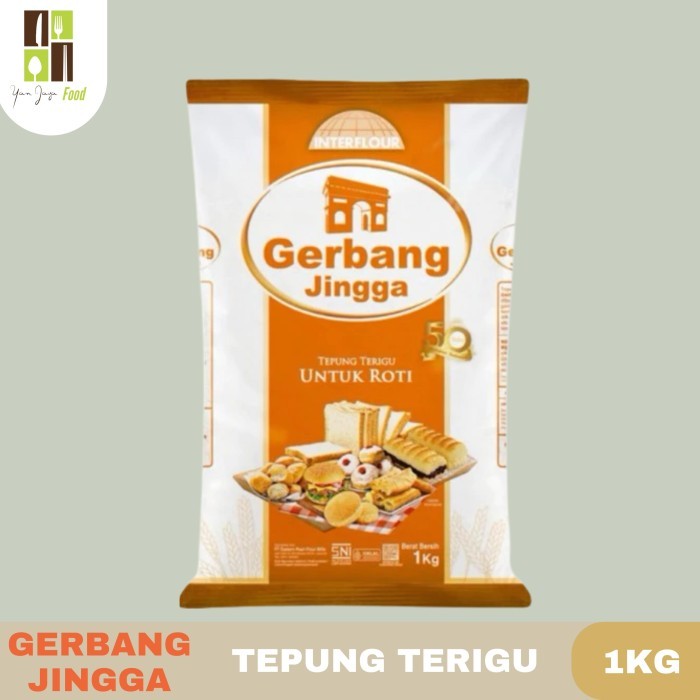 

Gerbang Jingga Tepung Terigu 1kg / Tepung Roti / Tepung / Tepung Terigu Protein Tinggi