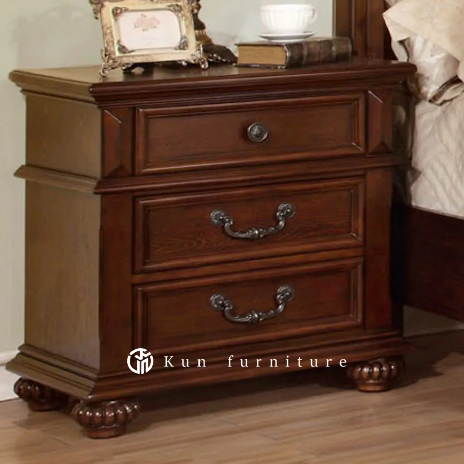 nakas jati, nakas tempat tidur jati, nakas minimalis, meja samping | Kun furniture