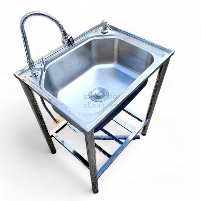 BEST -bak cuci piring meja kitchen sink set portable wastafel kitchen sink - SINK POLOS