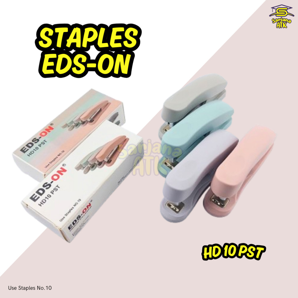 

Stapler / Staples Serbaguna / Staples EDS-ON HD-10 PST / Staples Kecil Pastel