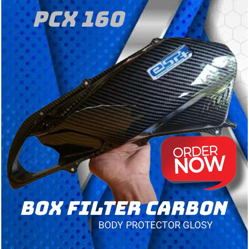 TUTUP FILTER PCX 160 CARBON FILTER STYLO CARBON◾️filter pcx 160 carbon / tutup filter vario 160 carb