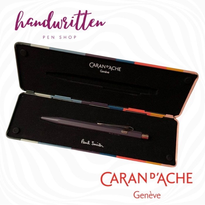 

[Promo]-BEST SELLER PAUL SMITH x CARAN DACHE 849 Ballpoint Pen / Pulpen - S2 Damson