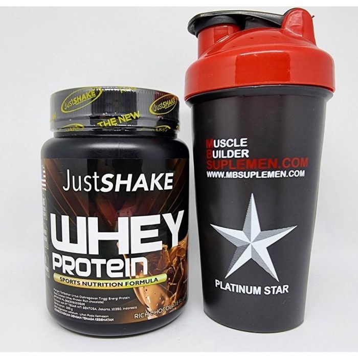 Just Shake Whey Protein 265 grams 8 servings JustShake Concentrate Isolate Susu Fitness Diet Gym Fit