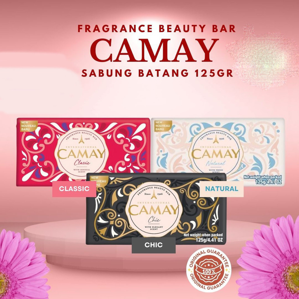CAMAY SABUN MANDI BATANG 125gr
