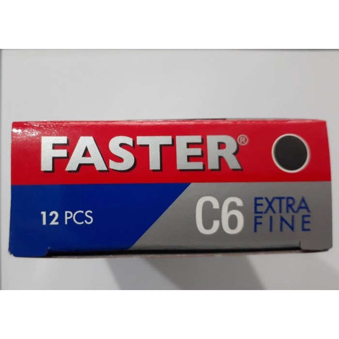

[Promo]New Arrival Pulpen Faster C6 (isi 12 buah) - Hitam, Lusin
