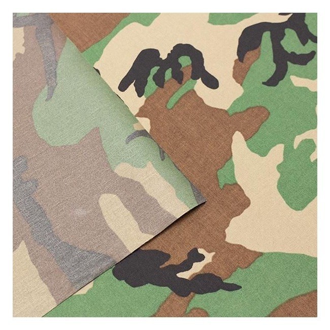Bahan Kain Cordura 500D Nylon Milspec Tactical Loreng Camo Camouflage Jahit DIY Nilon - M81 Woodland
