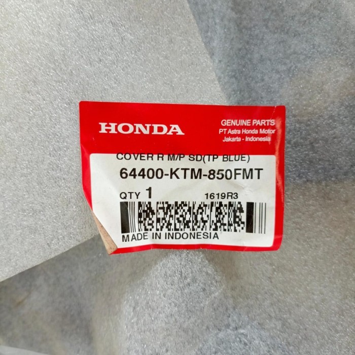 Cover R M/P Supra X 125 KTM ORI AHM 64400KTM850FMT berkualitas