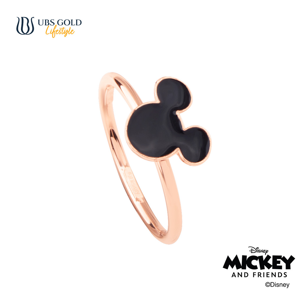 UBS Gold Cincin Emas Disney Mickey Mouse - Acy0014 - 17K
