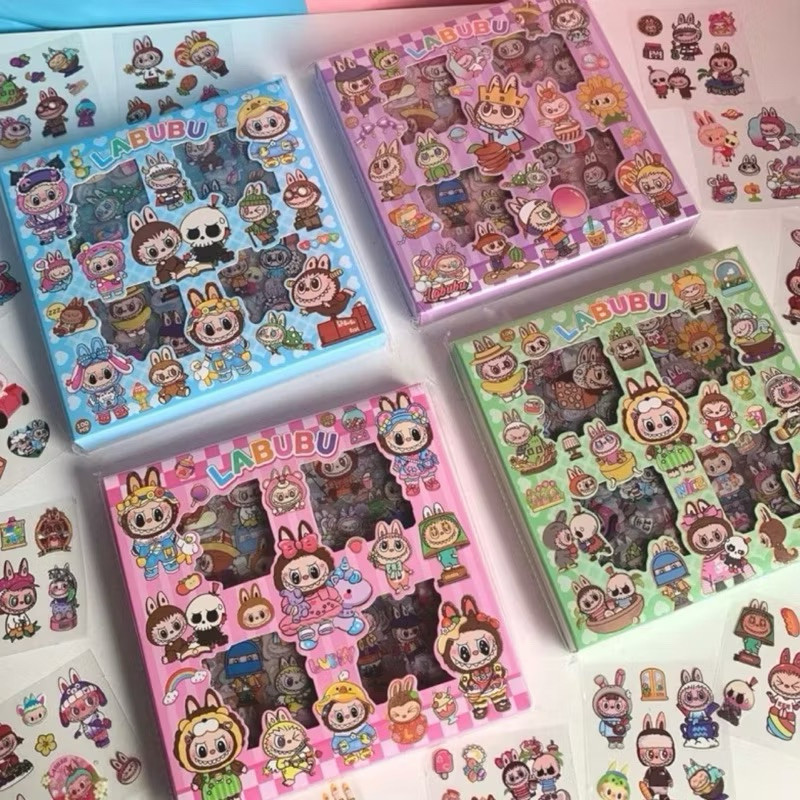 

ISI 100 - STIKER LABUBU BOX KARAKTER KOREA 2D