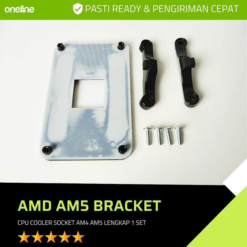 AMD AM4 AM5 Bracket CPU Cooler Socket AM4 AM5 Lengkap 1 Set