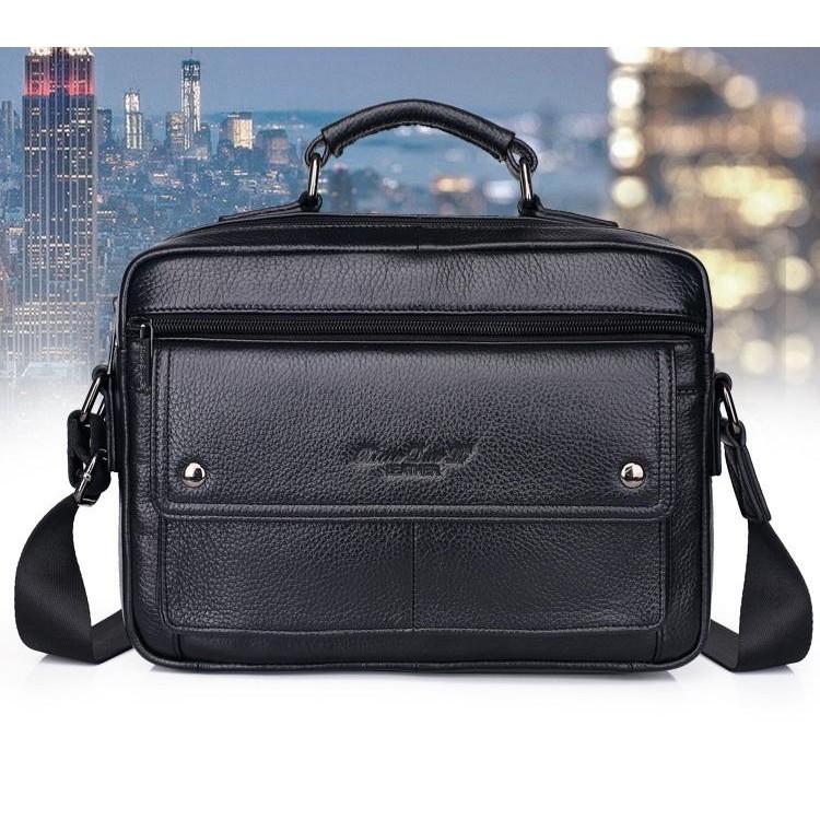 Tas Selempang Pria Kulit Xiau Duo Li 1674 Tas Kerja Tas Tenteng Tas Jinjing Kulit Import