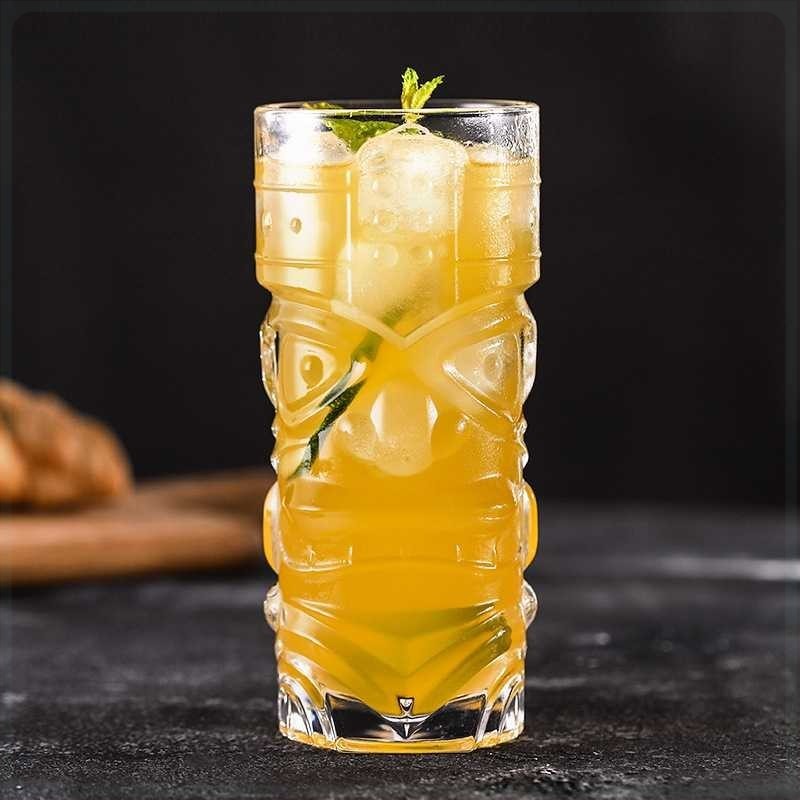GOQIA Gelas Mocktail Mocktail Juice Hawaiian Tiki Glass 400ml - GT81