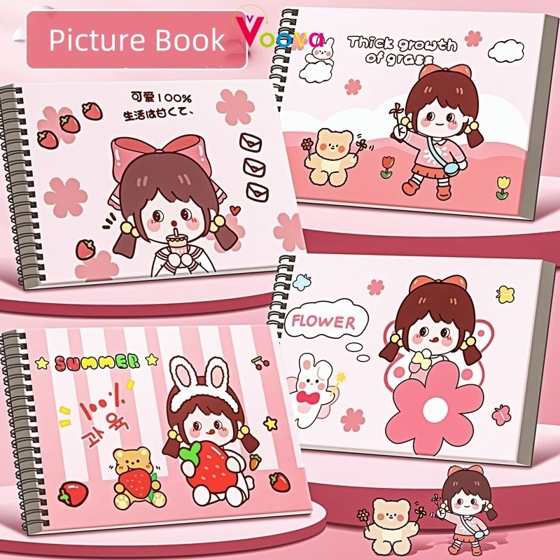 

VOOVA A4 Drawing Book Buku Gambar Anak, Buku Gambar Polos A4, Drawing Book
