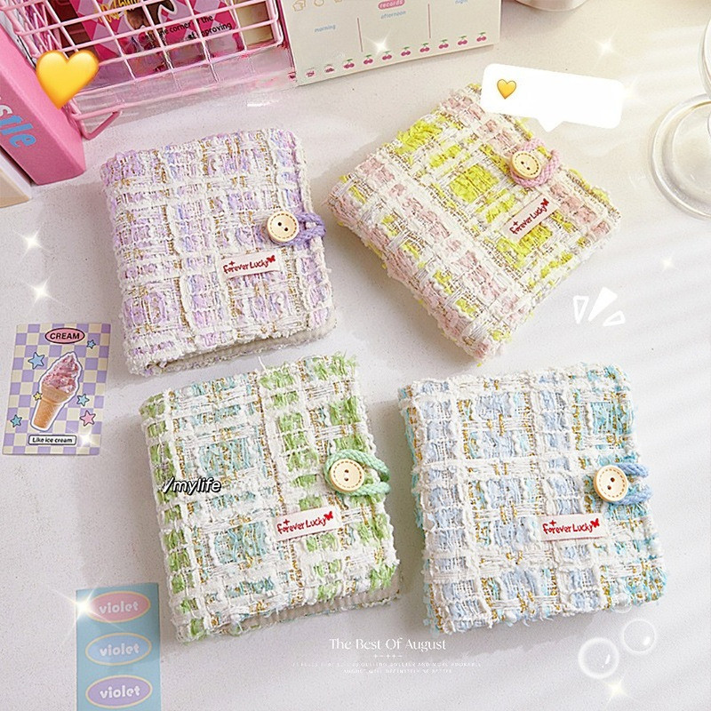 Fashionable Mini Card Album Single Grid 3-inch Photocard Binder Kpop Idol Photo Collect Book  Kpop G