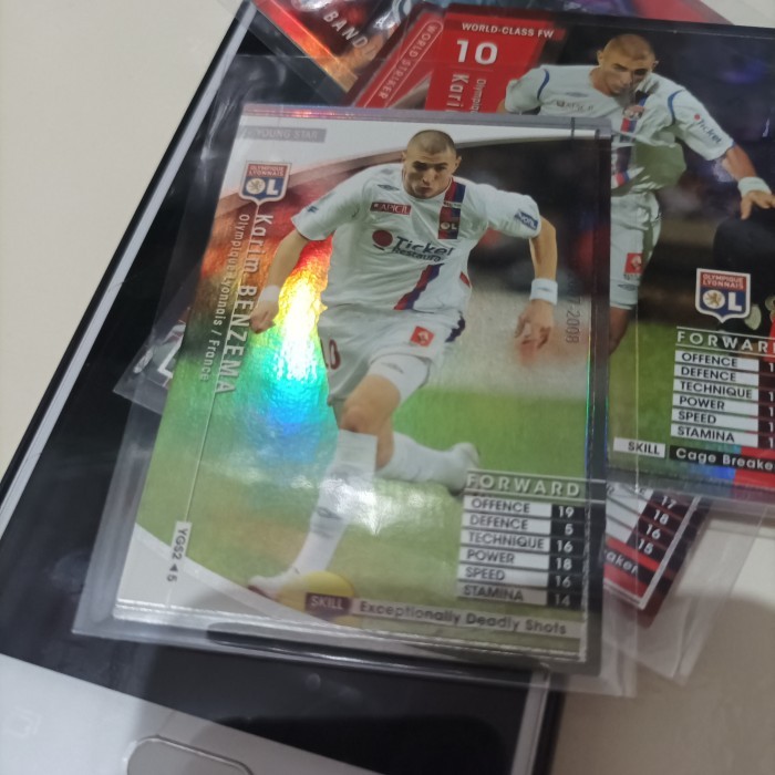 KY562 Kartu Bola Panini WCCF Karim Benzema Rookie Olympique Lyon | FOIL RARE