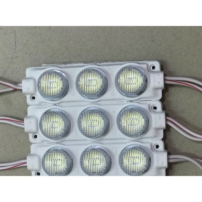 KLIKMAUSHOP Lampu LED Modul 3 Mata Besar 3 Watt
