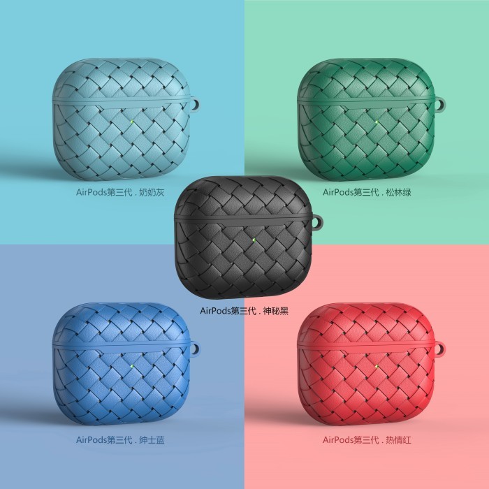 Koleksi Terbaru Hexa Case Apple Airpods 3 Case Airpods 3 2021 - Merah