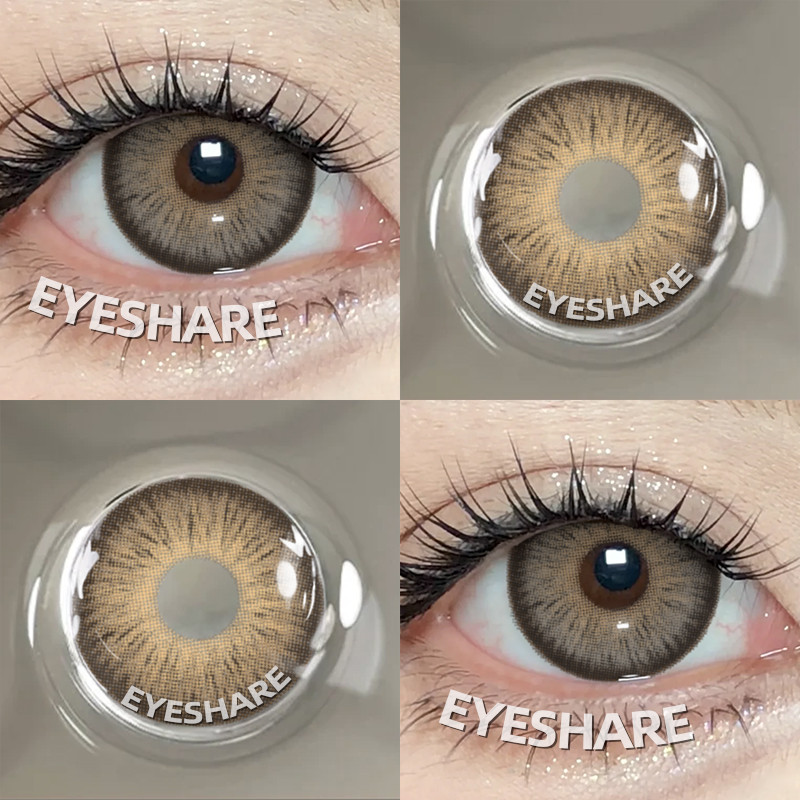 Softlens Normal Coklat Lensa Kontak Riasan Mata SAHARA Softlens hitam diameter 14.5mm Lensa Kontak S