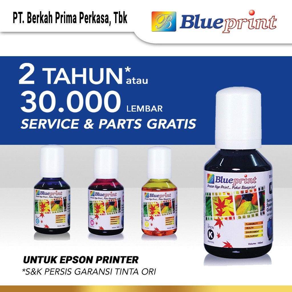 Tinta Epson BLUEPRINT 003 For Printer Epson L1110 L3110 L3150 100ml - Varian Warna