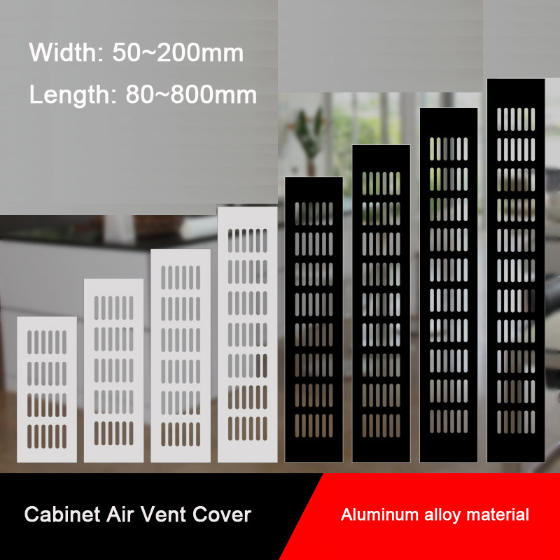 

Aluminum Alloy Breathable Mesh Ventilation Grills Cabinet Air Vent Cover Shoe Cabinet Ventilation Exhaust Cooling Grid Decorate