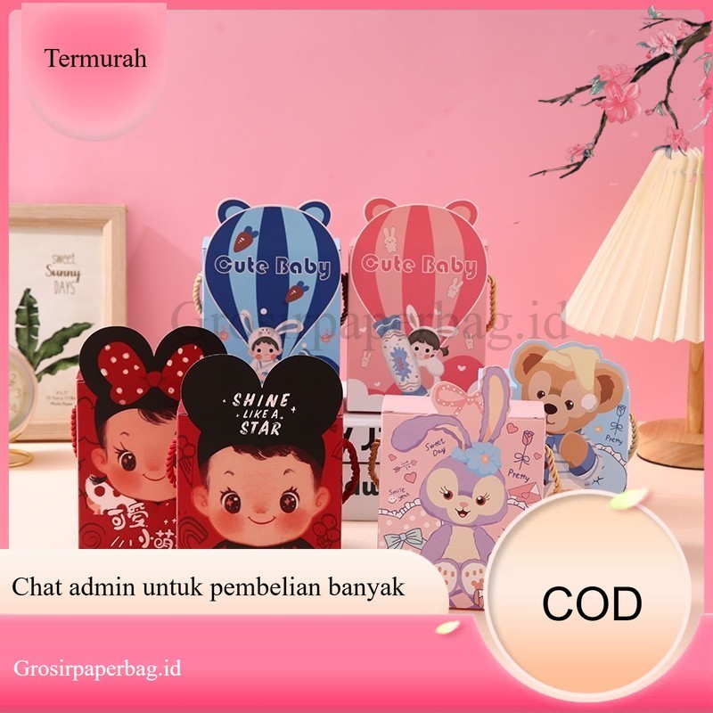 

Tas Ulang Tahun Anak Goodie Bag Anak Motif Kartun Jepang Paper Bag Snack Ultah