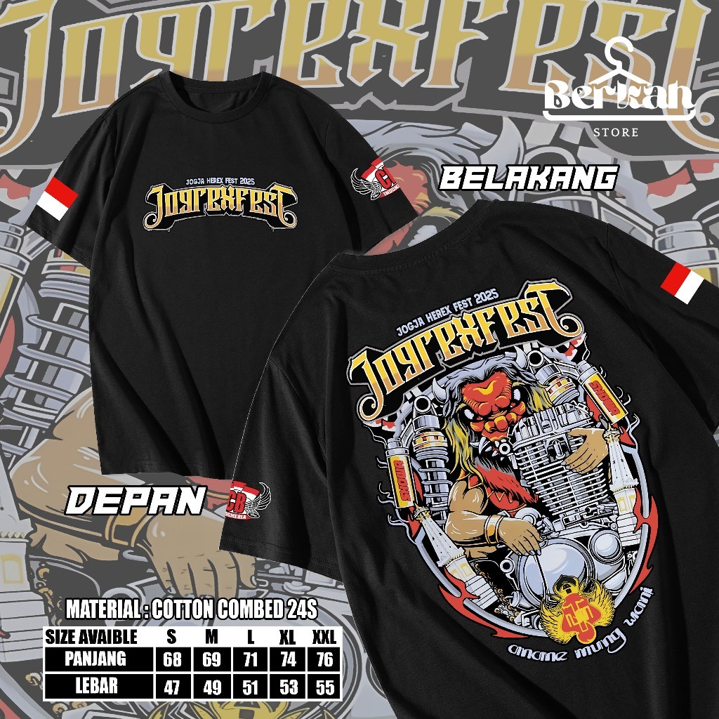 KAOS ACARA JOGREXFEST 2025 CB POLICE JOGJA