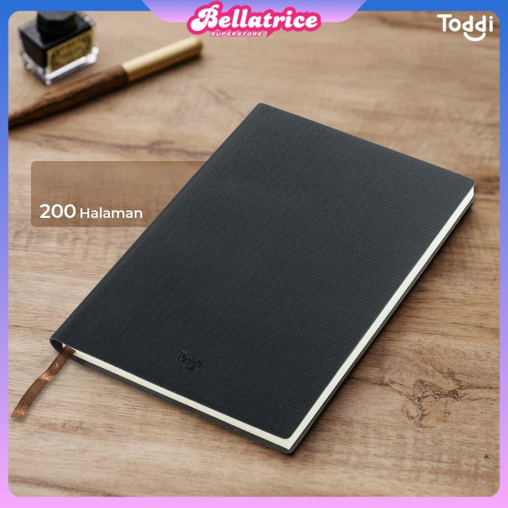

Toddi Buku Jurnal Leather Notebook Diary 68GSM 200 Halaman Grid - TD100