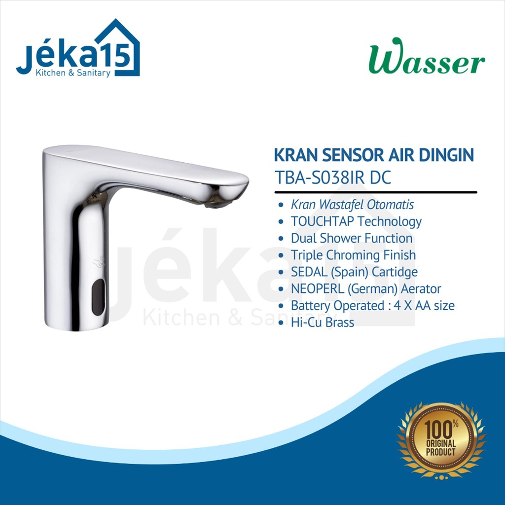 WASSER TBA-S038IR DC Kran Air Sensor | Kran Wastafel Otomatis
