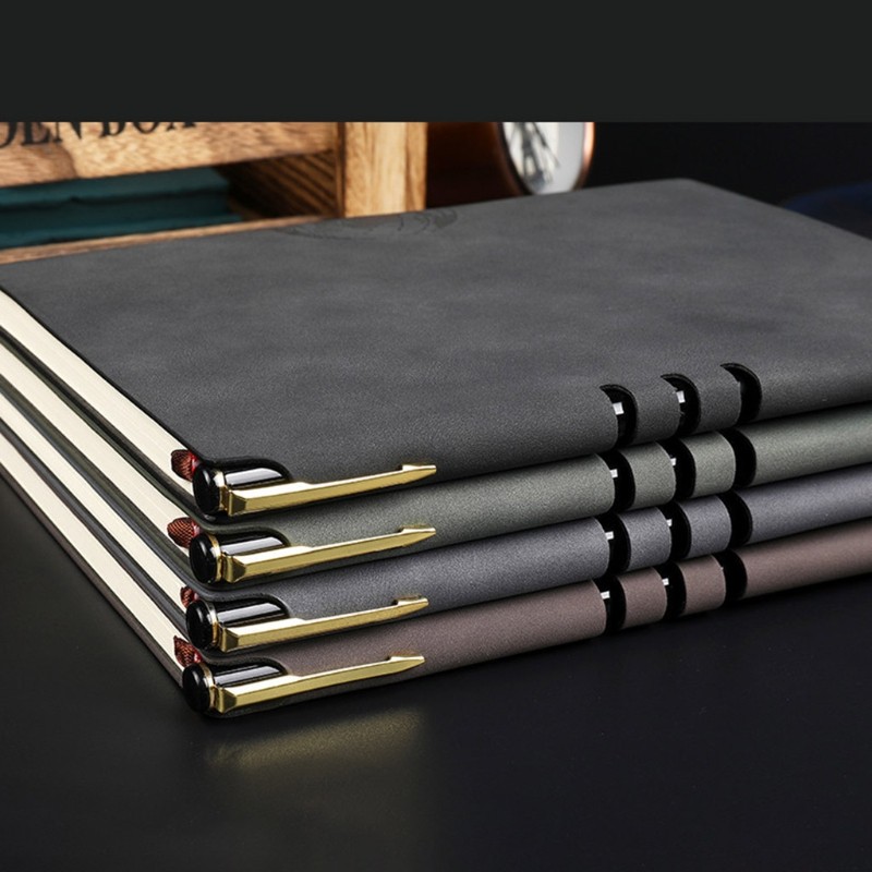 

Agenda Organizer Hardcover Note Book Office School Supply PU Leather A5 Notebook Notepad Diary Business Journal Planner