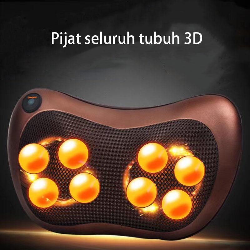 promo  -BANTAL PIJAT LEHER 8 BOLA UNTUK DI MOBIL DAN RUMAH BERKUALITAS - BANTAL PIJAT